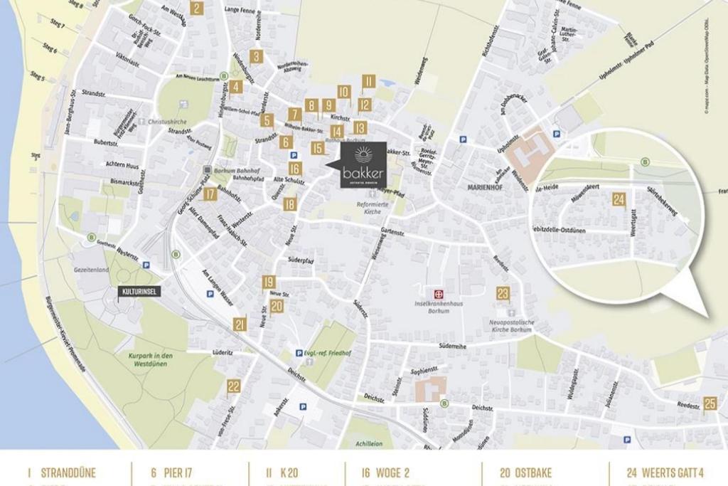 Ferienwohnung Villa Central - Luettje Nuest Borkum Εξωτερικό φωτογραφία